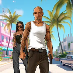 تحميل لعبة The Gang Street Wars مهكرة 2025 للاندرويد APK مجاناً