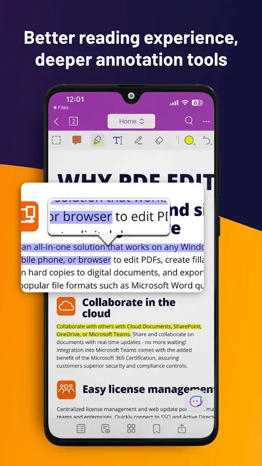 تحميل تطبيق Foxit PDF Editor مهكر 2025 للأندرويد APK مجاناً