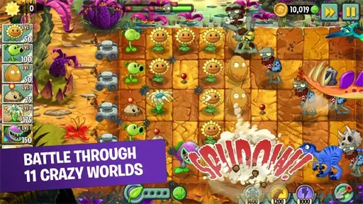 تنزيل لعبة Plants vs Zombies 2 مهكرة 2025 للأندرويد APK مجاناً