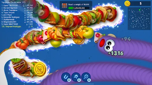 تحميل لعبة Worms Zone io مهكرة 2025 للأندرويد APK مجاناً ترايد مود