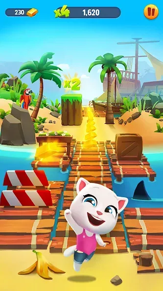 تنزيل لعبة Talking Tom Gold Run مهكرة للأندرويد 2025 مجاناً ترايد مود