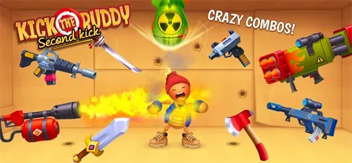 تحميل لعبة Kick the Buddy 2 مهكرة 2025 للأندرويد APK مجاناً