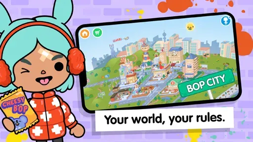 تحميل توكا بوكا Toca Life World مهكرة كل شيء مفتوح 2025 مجانا APK ترايد مود