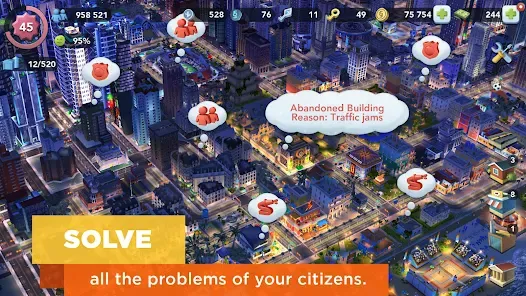 تحميل لعبة SimCity BuildIt مهكرة 2025 للأندرويد APK مجاناً