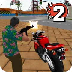 تحميل Vegas Crime Simulator 2 مهكرة 2025 للأندرويد APK مجانا ترايد مود