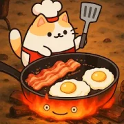 تحميل لعبة Cat Snack Bar مهكرة للأندرويد مجاناً 2025 APK