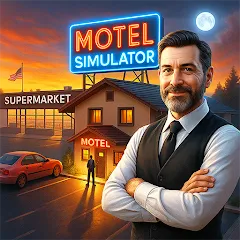 تحميل لعبة Supermarket & Motel Simulator مهكرة 2025 للأندرويد APK