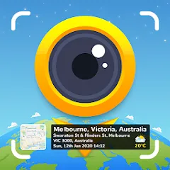 تحميل تطبيق GPS Map Camera مهكر 2025 للأندرويد APK مجاناً