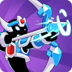 تحميل لعبة Stickfight Archer مهكرة 2025 للأندرويد APK مجاناً