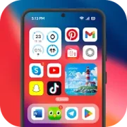تحميل تطبيق Launcher OS Pro مهكر بدون إعلانات مجاناً 2027 للاندرويد