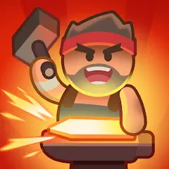 تحميل لعبة Idle Weapon Shop Tycoon مهكرة 2026 للأندرويد APK مجاناً