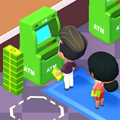 تحميل لعبة Idle Bank Tycoon: Money Empire مهكرة 2026 للأندرويد APK مجاناً