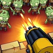 تحميل لعبة Zombie War Idle Defense مهكرة 2026 للأندرويد APK مجاناً