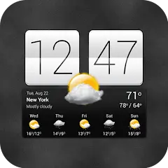 تحميل تطبيق Sense V2 Flip Clock & Weather مهكر بدون إعلانات مجاناً 2027 للأندرويد