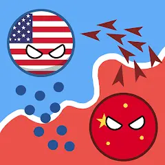 تحميل لعبة Country Balls: World War مهكرة 2026 للأندرويد APK مجاناً