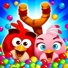 تحميل لعبة Angry Birds POP Bubble Shooter مهكرة 2027 للأندرويد APK مجاناً