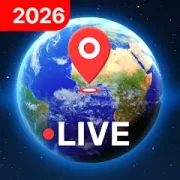 تحميل تطبيق Live Earth Map مهكر بدون إعلانات مجاناً 2027 للأندرويد