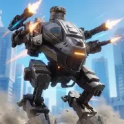 تحميل لعبة Mech Wars مهكرة 2027 للأندرويد APK مجاناً