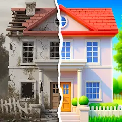تحميل لعبة Mergedom: Home Design مهكرة 2027 للأندرويد APK مجاناً