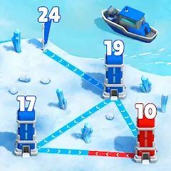 تحميل لعبة Tower Battle: Connect Towers مهكرة 2027 للأندرويد APK مجاناً