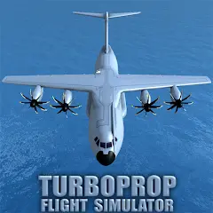تحميل لعبة Turboprop Flight Simulator 3D مهكرة 2027 للأندرويد APK مجاناً